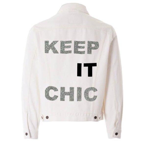 Keep it Chic White Denim Jacket